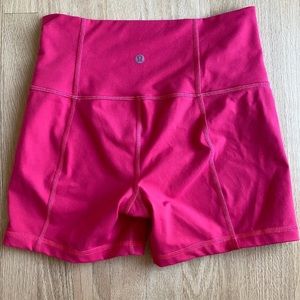 Pink Lululemon short size 4